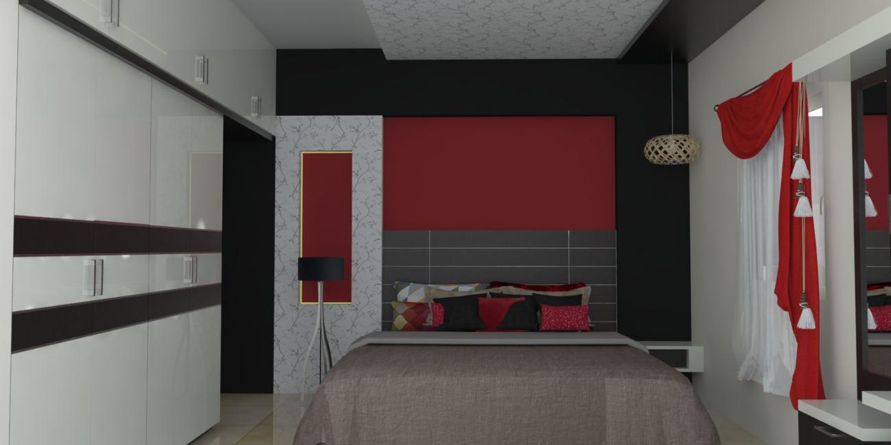 Master Bedroom Integrated Bed Option