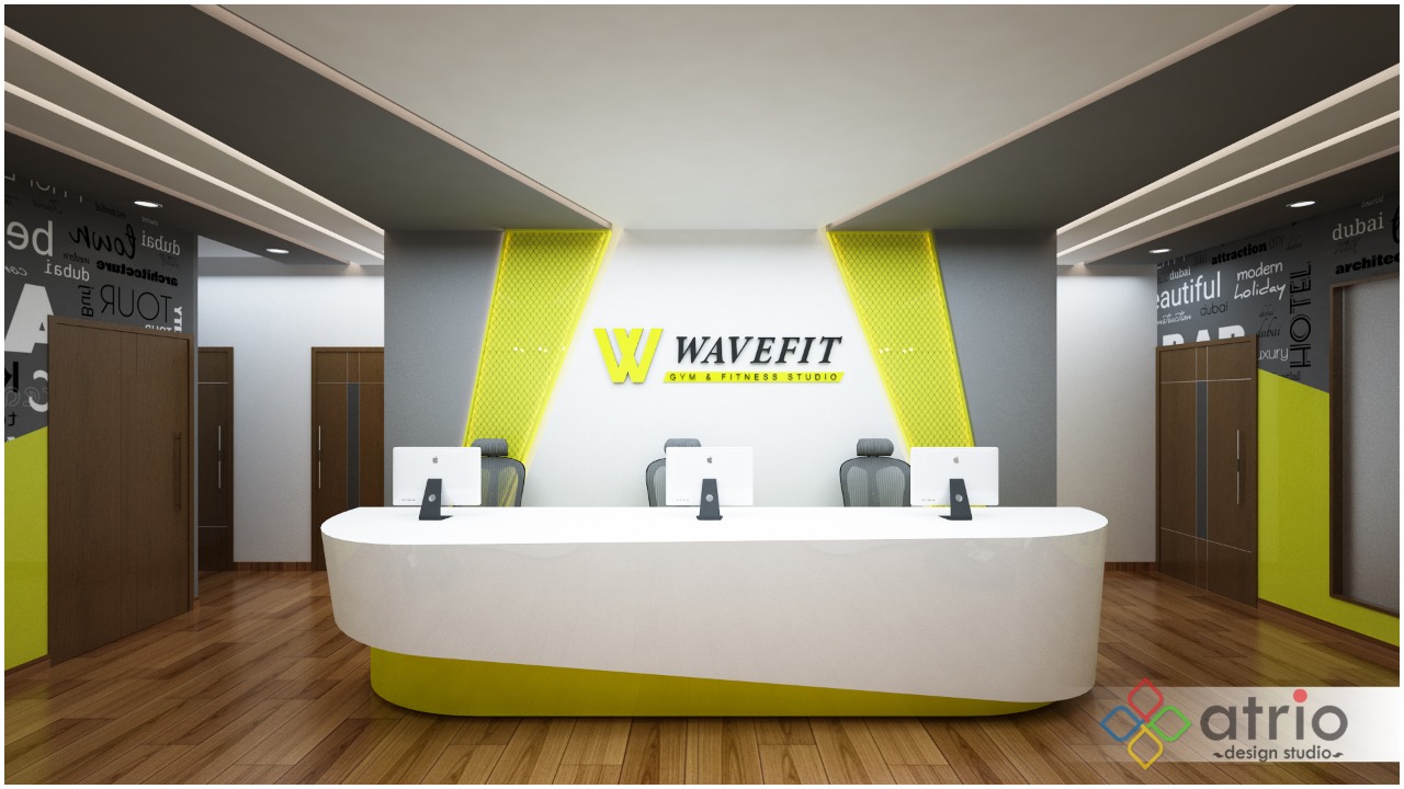 Wavefit - Gym and Fitness Studio - Interior Design
